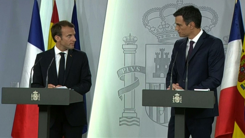 Press release – joint Conference of the Presidents Pedro Sánchez and Emmanuel Macron at the Palace of Moncloa