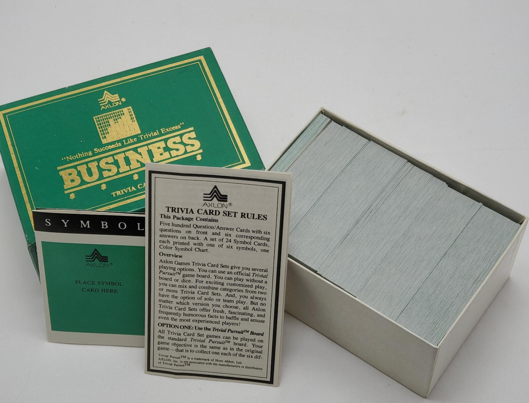 Nothing says bitching party like breaking out the business trivia cards