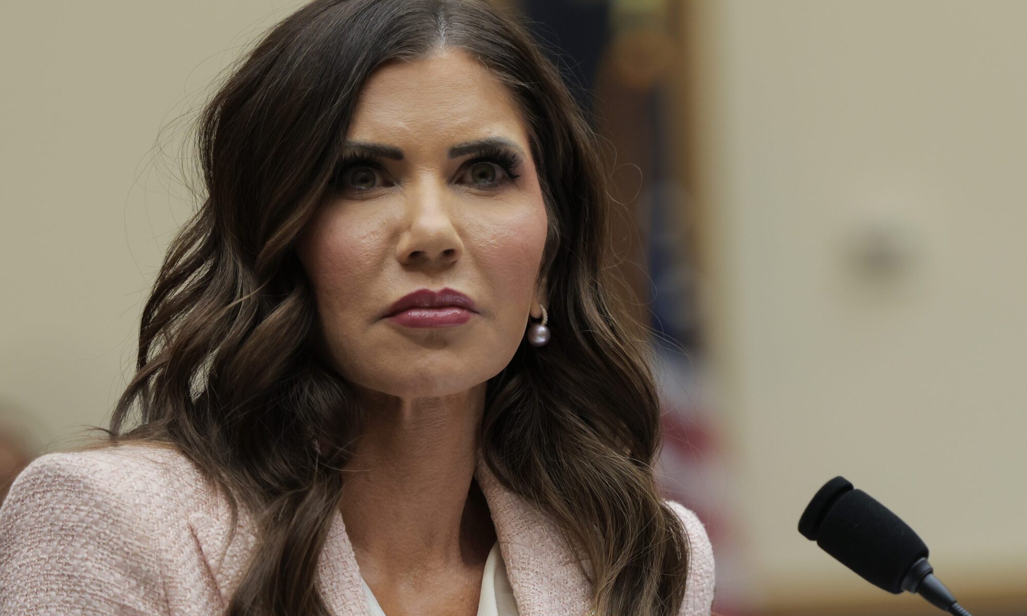 Secretary of Homeland Security Kristi Noem testifies before the House Judiciary Committee in the Rayburn House Office Building on March 04, 2026 in Washington, DC. Photo by Heather Diehl/Getty Images