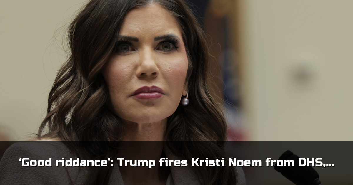 Secretary of Homeland Security Kristi Noem testifies before the House Judiciary Committee in the Rayburn House Office Building on March 04, 2026 in Washington, DC. Photo by Heather Diehl/Getty Images