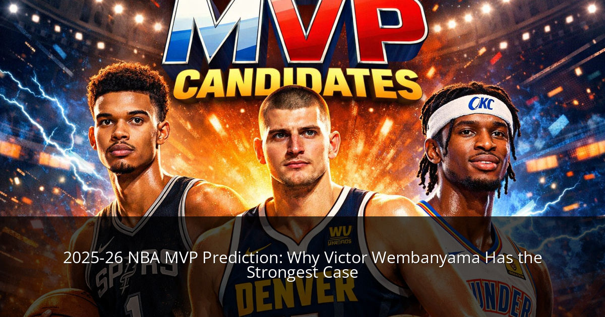 2025-26 NBA MVP prediction