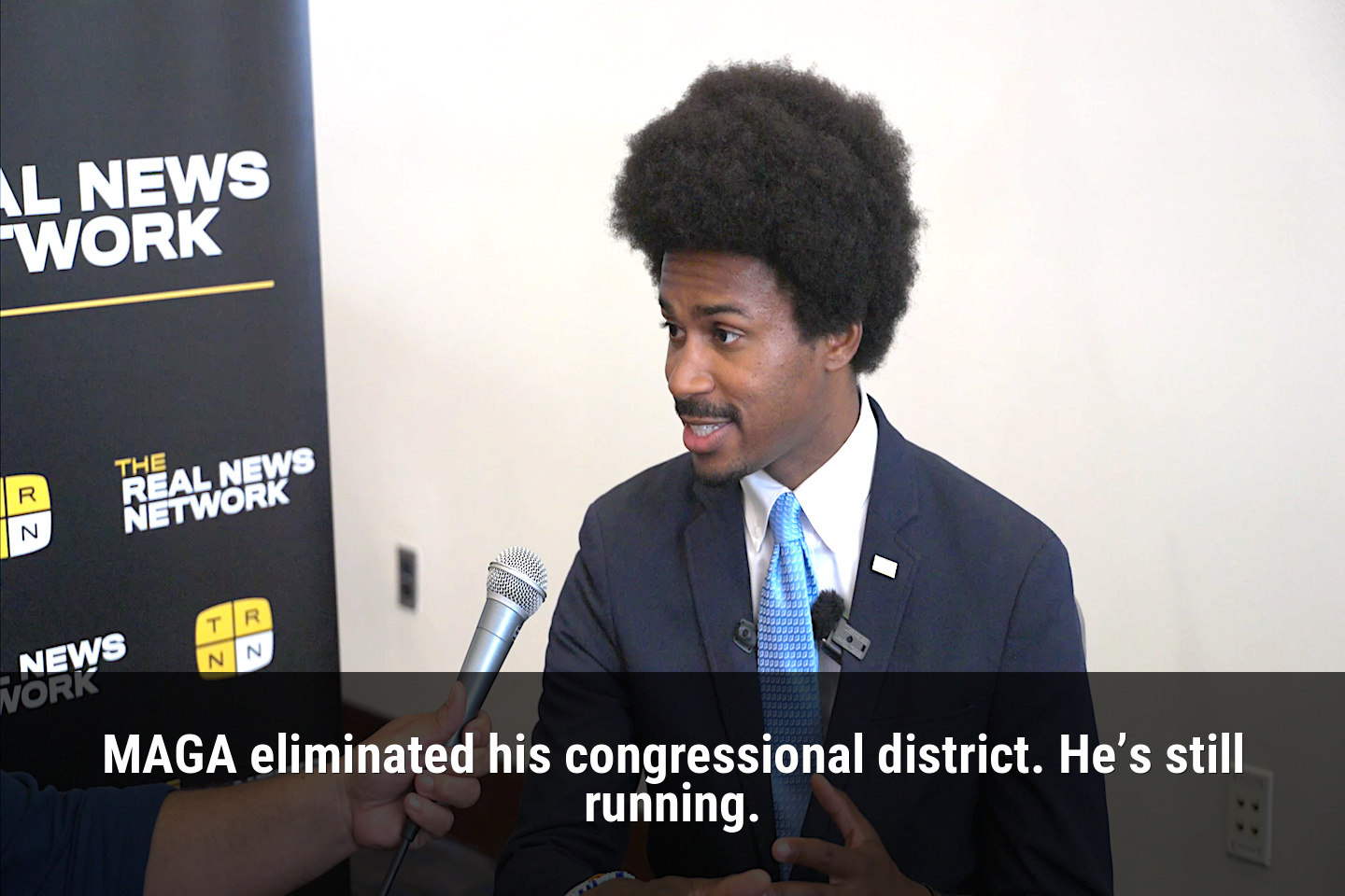 MAGA eliminated his congressional district. He’s still running.