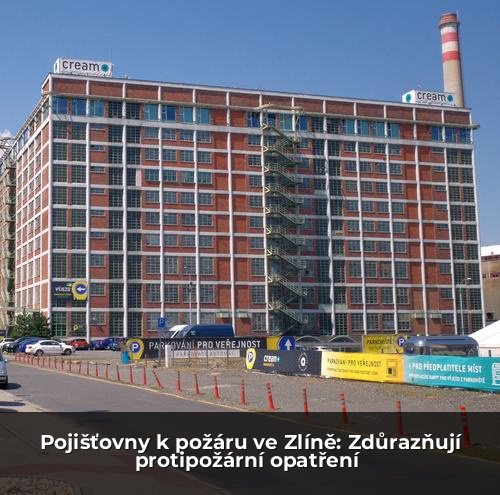 Pojišťovny k požáru ve Zlíně: Zdůrazňují protipožární opatření 