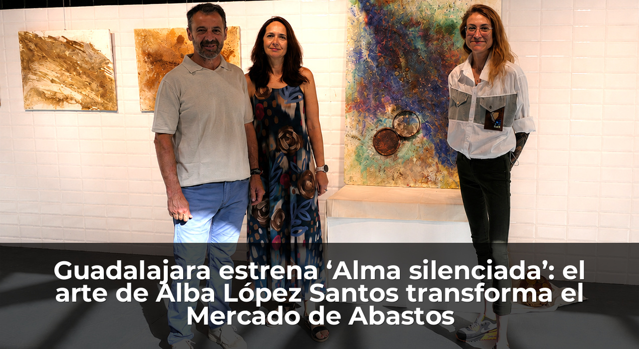 Guadalajara estrena ‘Alma silenciada’: el arte de Alba López Santos transforma el Mercado de Abastos