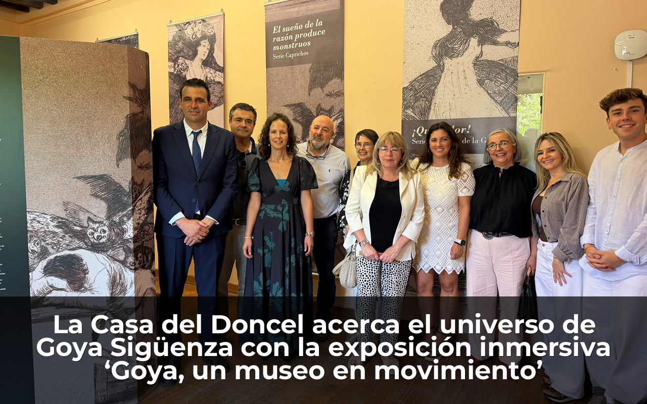 La Casa del Doncel acerca el universo de Goya Sigüenza con la exposición inmersiva ‘Goya, un museo en movimiento’